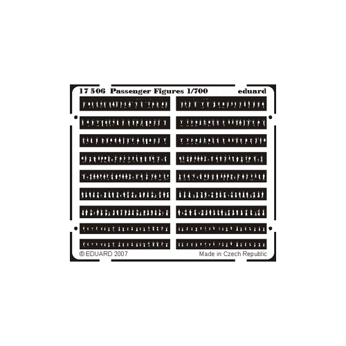 Eduard 1/700 Passengers Figures Photo etched parts