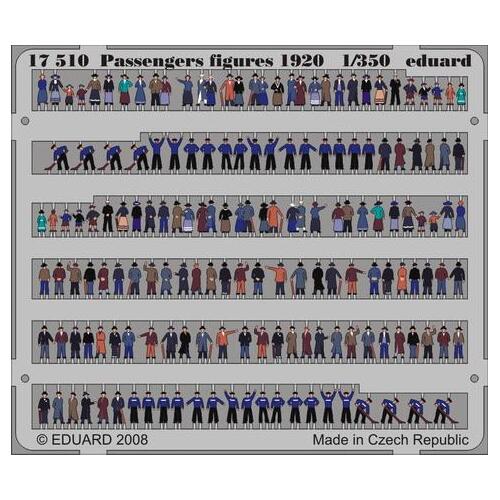 Eduard 1/350 Passengers Figures 1920 Photo etched parts