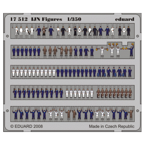 Eduard 1/350 IJN Figures Photo etched parts