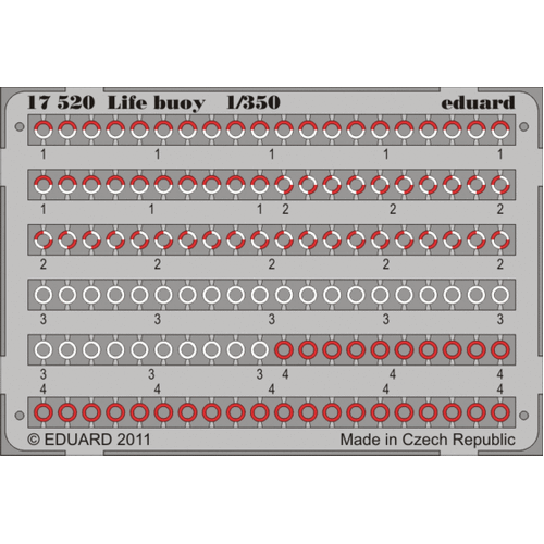 Eduard 1/350 Life buoy Photo etched parts