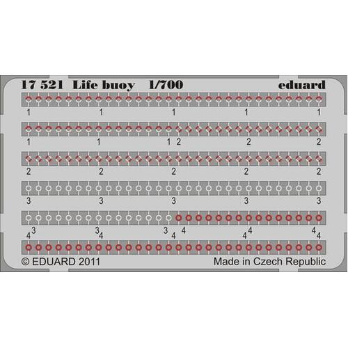 Eduard 1/700 Life buoy Photo etched parts