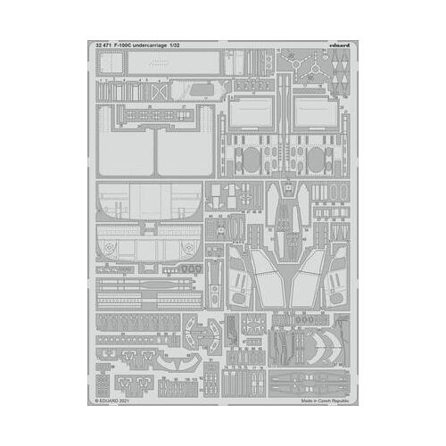 Eduard 1/32 F-100C undercarriage Photo etched set