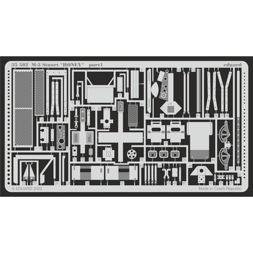 Eduard 1/35 M-3 Stuart HONEY Photo Etched Set (Academy)