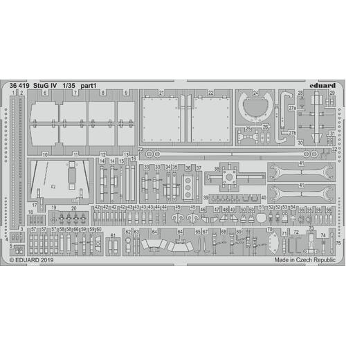 Eduard 1/35 StuG IV Photo-etch set (Academy)