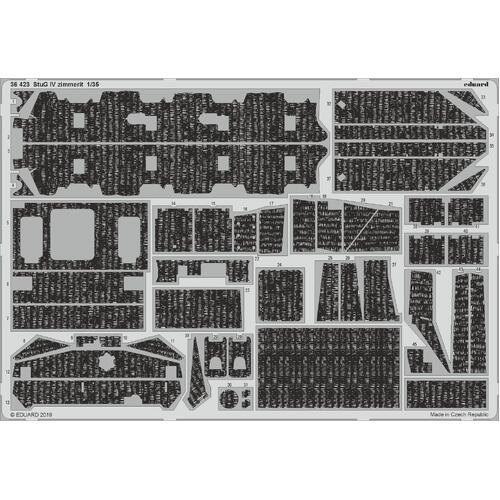 Eduard 1/35 StuG IV zimmerit Photo-etch set (Academy)