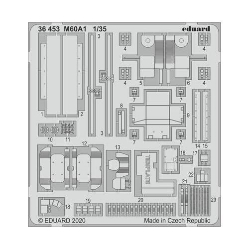 Eduard 1/35 M60A1 Photo etched parts for Takom