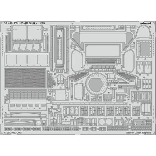 Eduard 1/35 ZSU-23-4M Shilka Photo etched parts