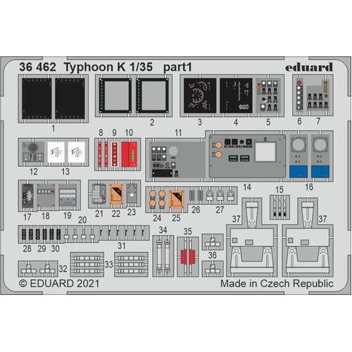 Eduard 1/35 Typhoon K Photo etched parts