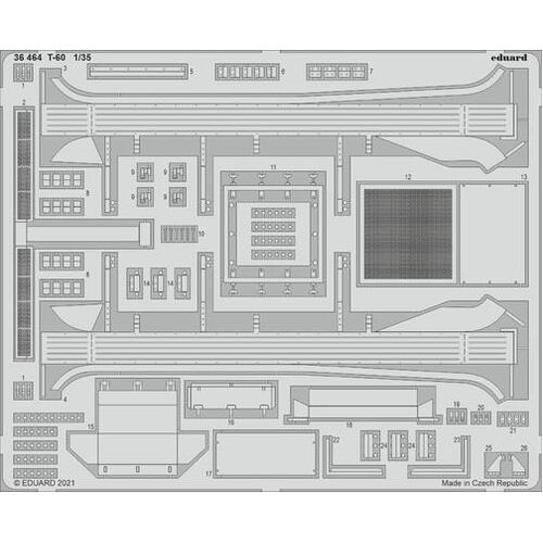 Eduard 1/35 T-60 Photo etched set