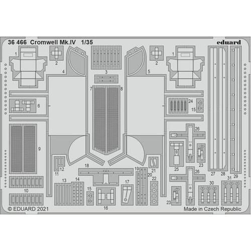 Eduard 1/35 Cromwell Mk.IV Photo etched set