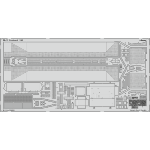 Eduard 1/35 Ferdinand Photo etched parts