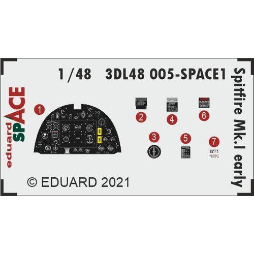 Eduard 1/48 Spitfire Mk.I early SPACE 3D Decals