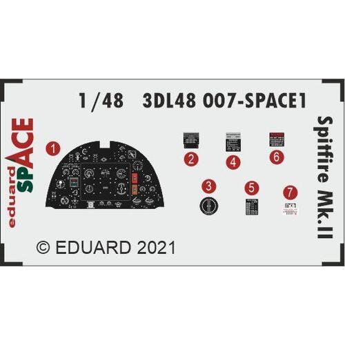 Eduard 1/48 Spitfire Mk.II SPACE 3D Decals