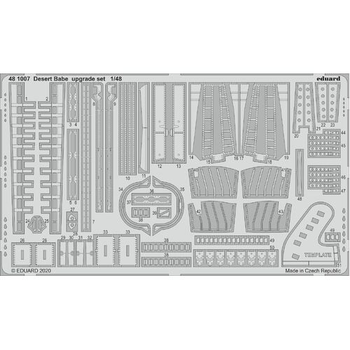 Eduard 1/48 Desert Babe upgrade Photo etched set (Eduard)