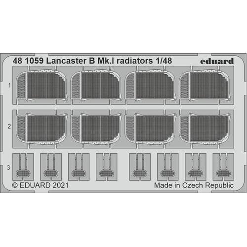 Eduard 1/48 Lancaster B Mk.I radiators Photo etched set