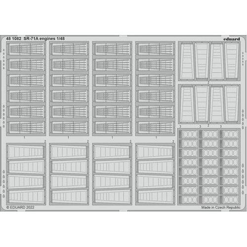 Eduard 1/48 SR-71A (Revell) Engines Photo Etch Set [481082]