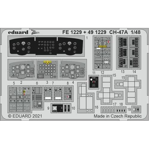 Eduard 1/48 CH-47A Photo etched parts