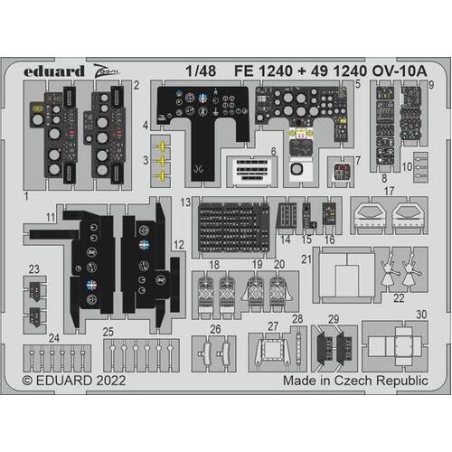 Eduard 1/48 OV-10A Photo etched set for ICM [491240]