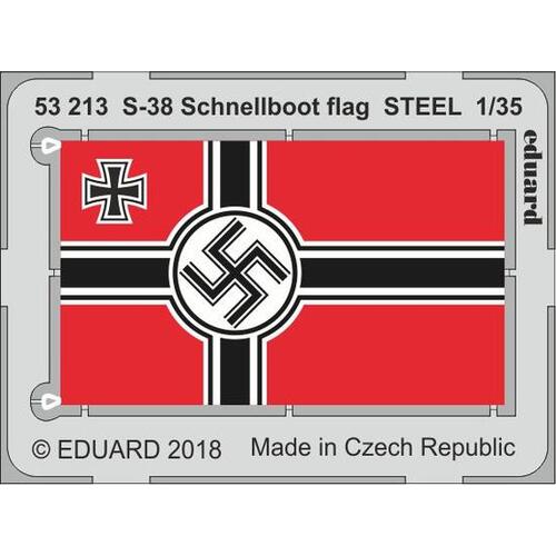 Eduard Italeri 1/35 S-38 Schnellboot flag STEEL Photo etched parts