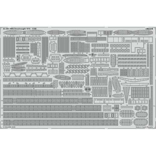 Eduard 1/350 HMS Dreadnought 1915 Photo etched parts