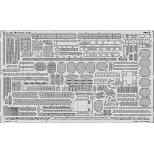 Eduard 1/350 SMS Szent István Photo etched parts