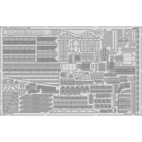 Eduard 1/350 USS Intrepid CV-11 pt.1 Photo etched parts