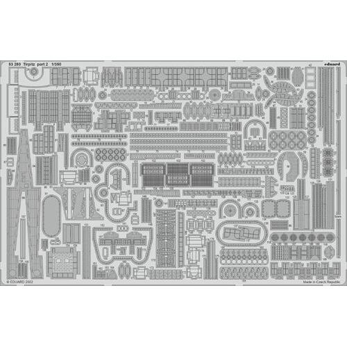 Eduard 1/350 Tirpitz part 2 Photo etched parts [53280]