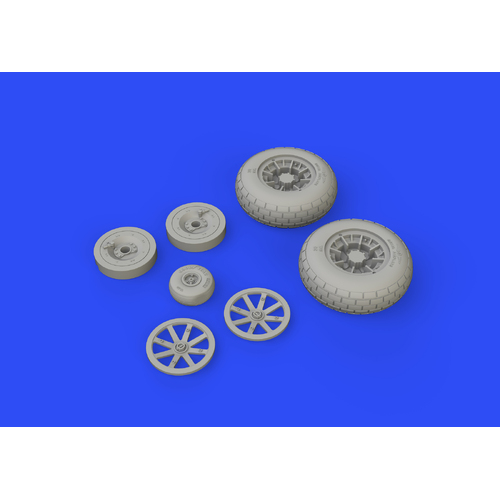 Eduard 1/32 P-40N wheels Brassin (Trumpeter)