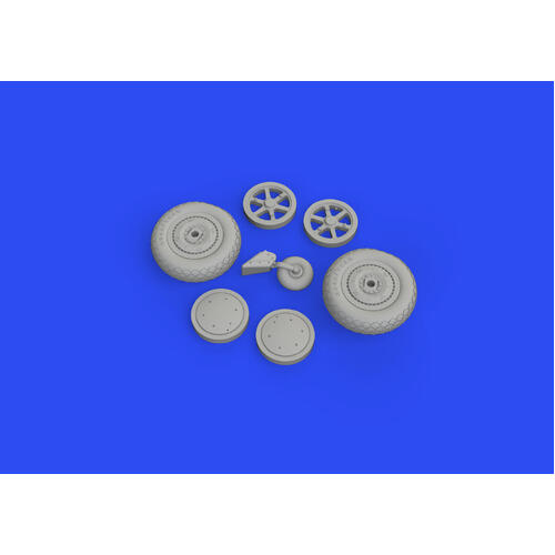 Eduard 1/48 SBD-5 wheels Brassin for Revell [648713]