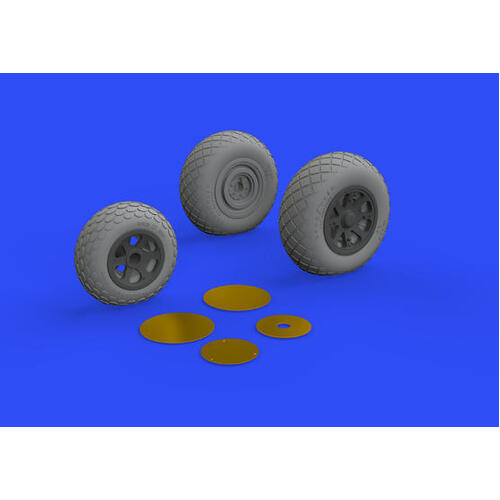 Eduard 1/48 P-38J Lightning wheels [648782]