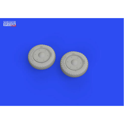 Eduard 1/72 F4F wheels late w/rims PRINT Brassin [672300]