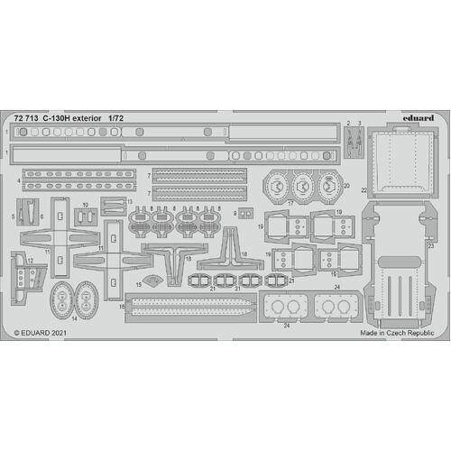 Eduard 1/72 C-130H exterior Photo etched parts