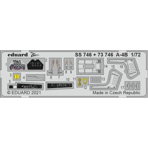 Eduard 1/72 A-4B Photo etched set