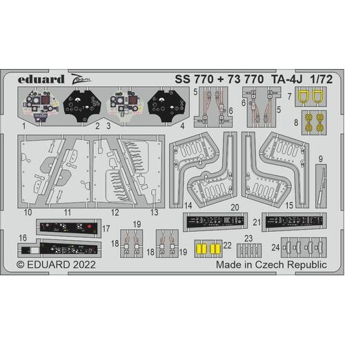 Eduard 1/72 TA-4J Photo etched parts [73770]