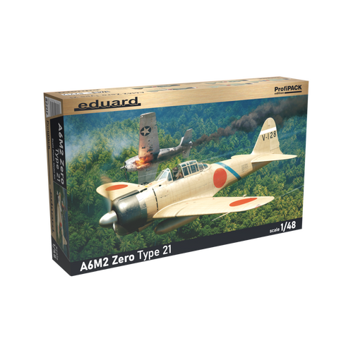 Eduard 1/48 A6M2 Zero Type 21 Plastic Model Kit [82212]