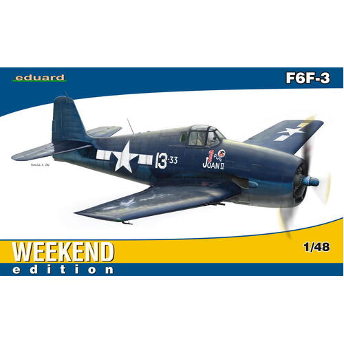 Eduard 1/48 F6F-3 Plastic Model Kit