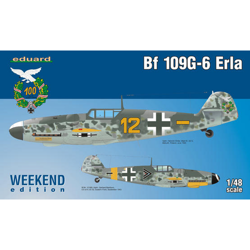 Eduard 1/48 Bf 109G-6 Erla Plastic Model Kit