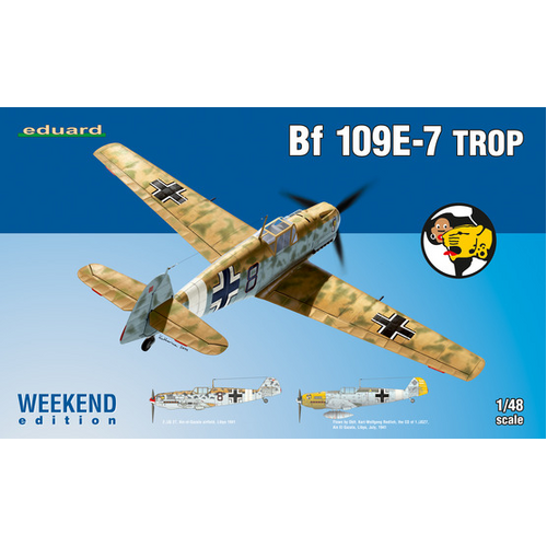 Eduard 1/48 Bf 109E-7 trop Plastic Model Kit