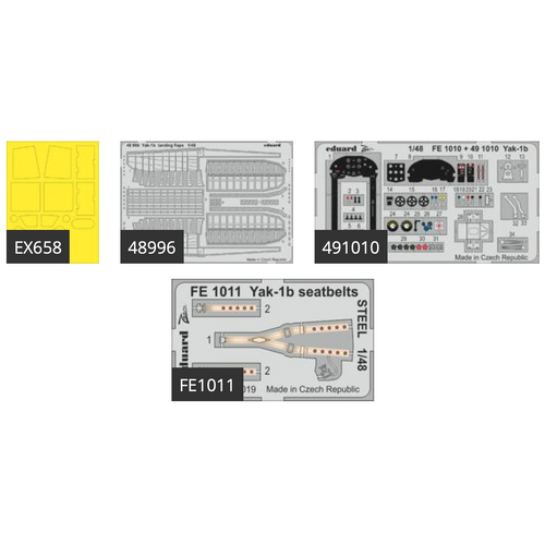 Eduard 1/48 Yak-1b Big Ed Photo etched parts