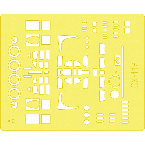 Eduard 1/72 Lancaster B Mk. I/Mk. III Mask for Hasegawa Kit [CX117]