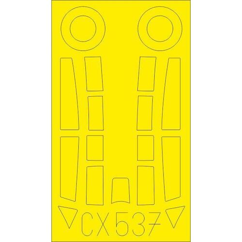 Eduard 1/72 Me 262B-1 Masking sheet