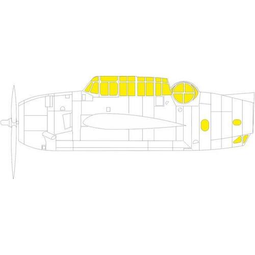 Eduard 1/48 TBF-1C (Academy) TFace Mask Set [EX820]