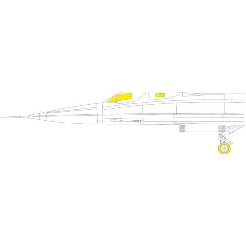 Eduard 1/48 SR-71A (Revell) TFace Mask Set [EX837]