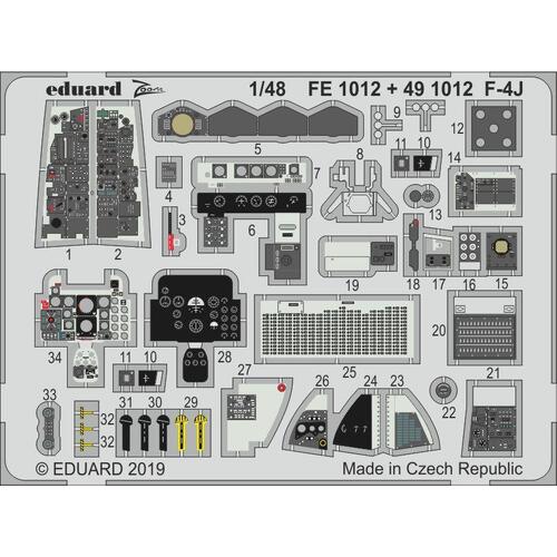 Eduard 1/48 F-4J Photo-etch set (Academy)