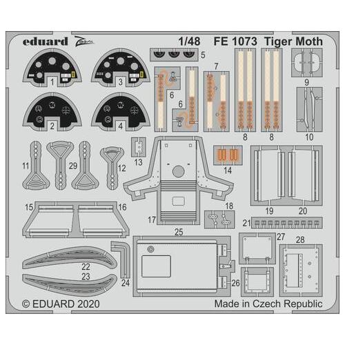 Eduard 1/48 Tiger Moth Photo etched parts