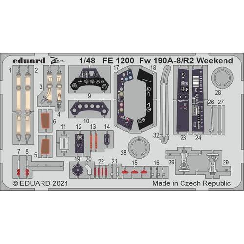 Eduard 1/48 Fw 190A-8/R2 Weekend Zoom set