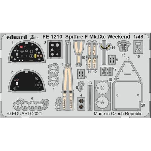 Eduard 1/48 Spitfire F Mk.IXc Weekend Zoom set