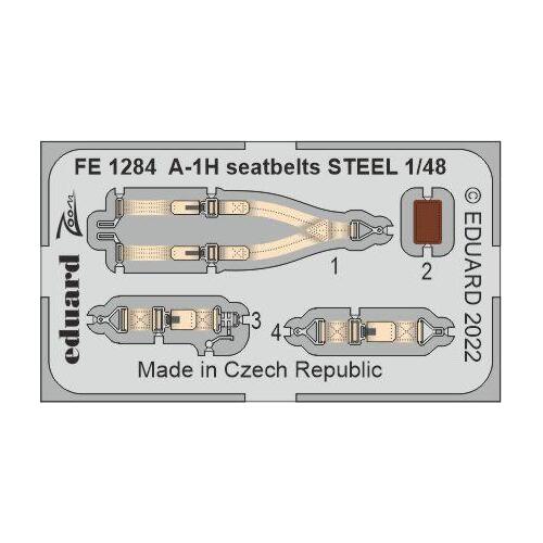 Eduard 1/48 A-1H Skyraider seatbelts Steel Photo etched parts [FE1284]