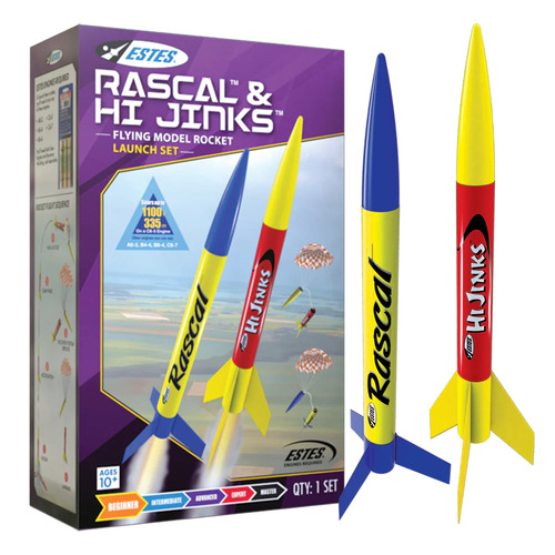 Estes Rascal & Hi Jinks Beginner Model Rocket Launch Set