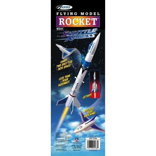 Estes Shuttle Xpress Beginner Model Rocket Kit (18mm Standard Engine)